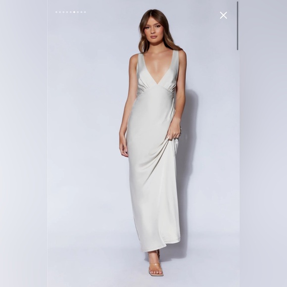 Meshki White Maxi Dress - Picture 6 of 16